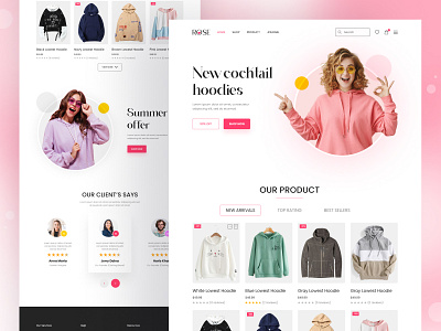 Clothing Store Website Ui