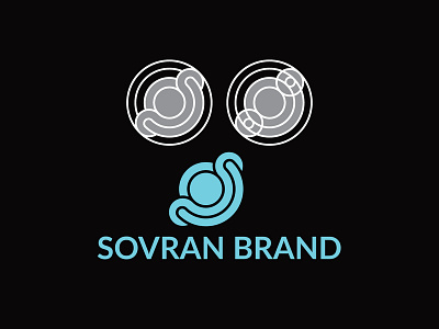 Sovran logo blog brand branding cartoon character child computer games console creative creative design cute design eyes forum mascot future letter logo logo professional typography vector