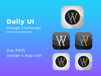 Day 005 Design A App Icon animation app appicon brand creative creative design daily 100 challenge daily ui dailyui design flat icon logo professional typography ui ui ux uidesign ux web
