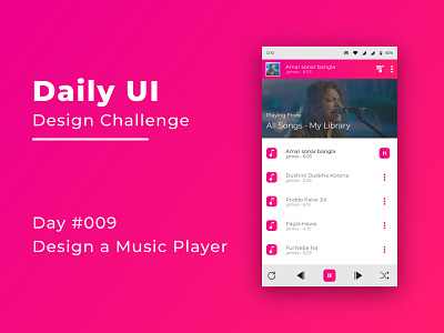 Day 009 Design A Music Player app brand branding creative creative design daily 100 challenge daily ui dailyui design future icon letter logo logo minimalist professional typography ui ux vector web