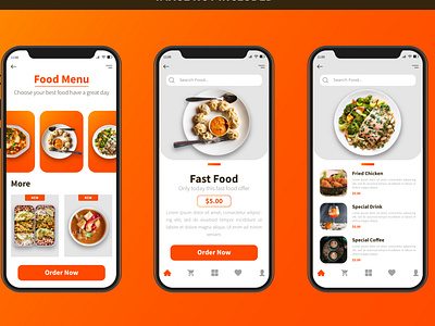 Food App UI Design Template