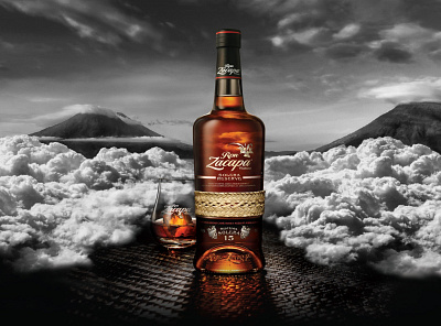 Zacapa Rum art direction branding design graphic design retouching typogaphy