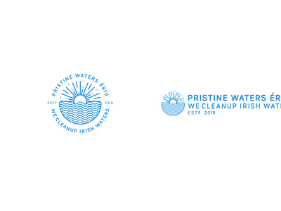 Pristine Waters Ériu art direction branding graphic design illustration logo