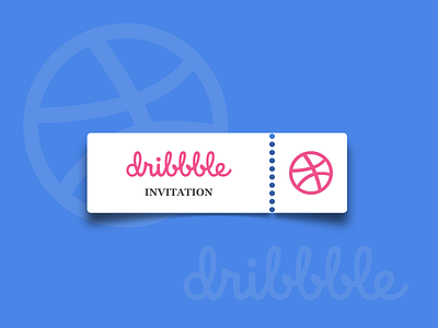 Dribbble Invitation. (Closed)