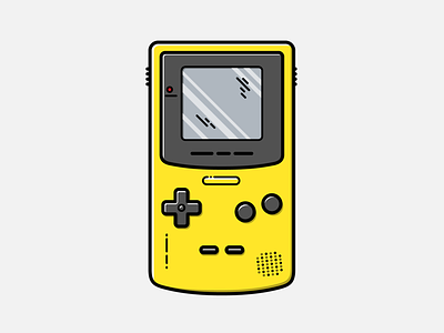 Game Boy Color - Vector Illustration design gameboy graphic design illustration nintendo vector
