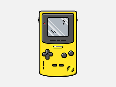 Game Boy Color - Vector Illustration