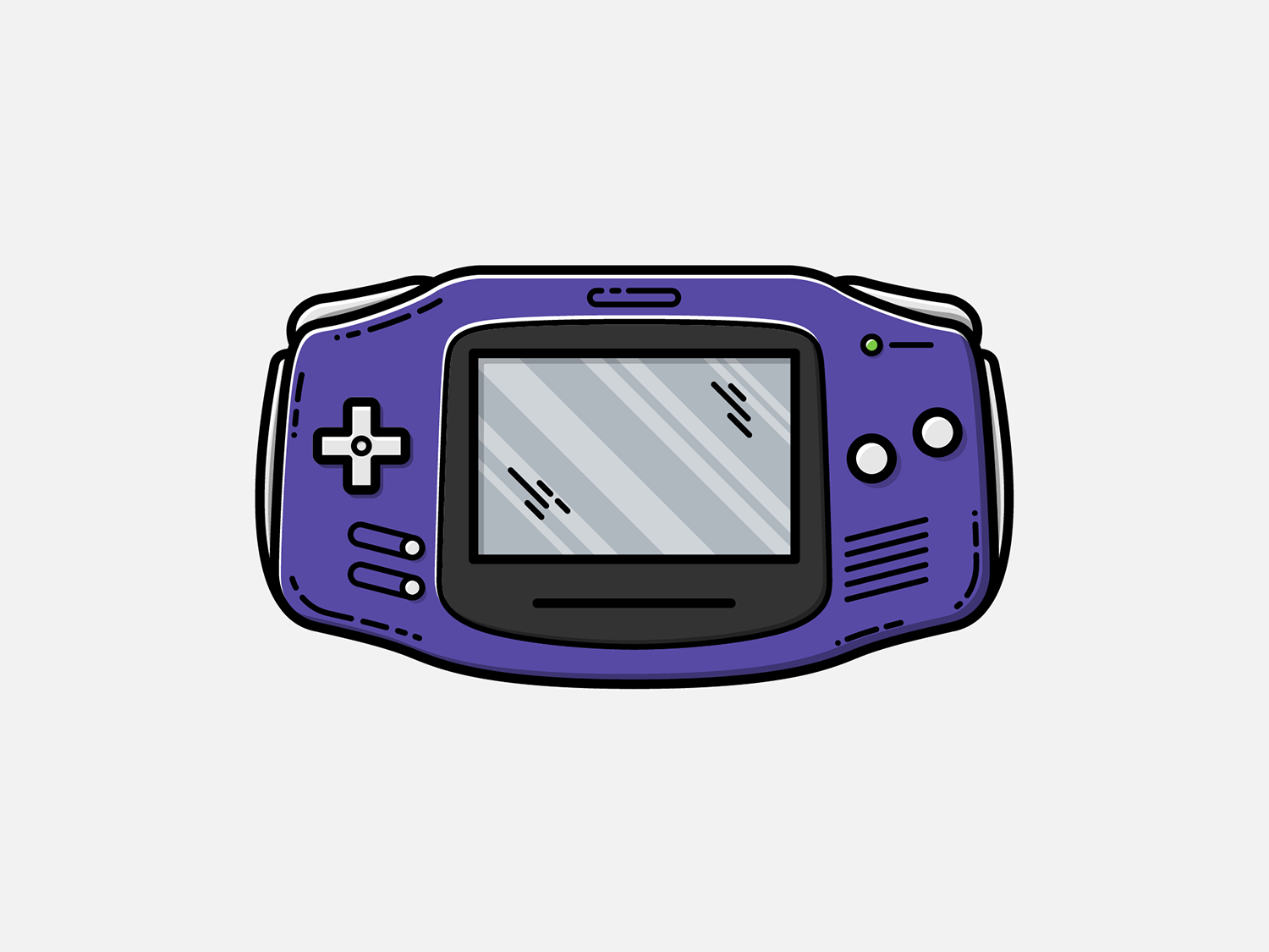 Download Game Boy Advance - Vector Illustration by Geoffrey Humbert on Dribbble