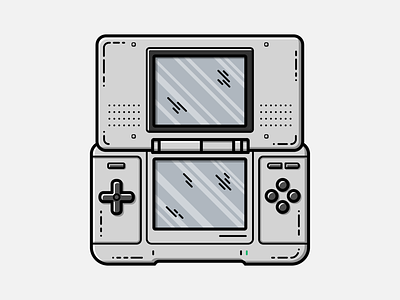 Nintendo DS - Vector Illustration design gameboy graphic design illustration illustrator nintendo nintendo ds vector