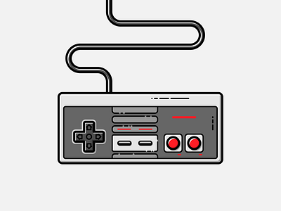 Nintendo NES - Vector Illustration 80s design graphic design illustration illustrator nes nintendo vector video games