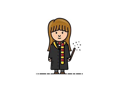 Hermione Granger - Vector Illustration