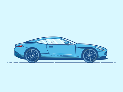 Aston Martin DB11 - Vector Illustration