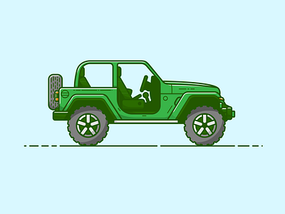 Jeep - Vector Illustration