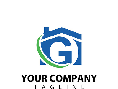 House + Letter G Logo