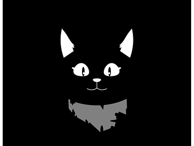 Black Cat 🐱 design vector