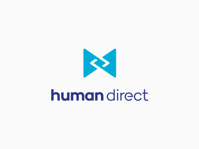 Human Direct arrows blue brackets clean coding construction it lines modern programming technology