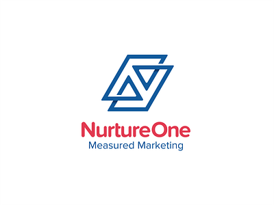 Nurture One branding clean concept design flat identity letter logo simple vector