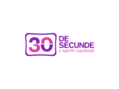 30 De Secunde branding clean concept design flat identity logo simple vector