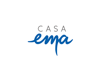 Casa Ema branding clean concept design flat identity logo simple spa type vector