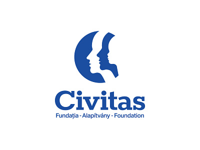 Civitas Foundation branding clean community faces family identity illustration logo ngo