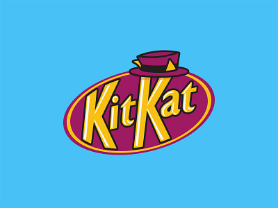 Top Cat & Kit Kat branding cartoon cartoon network classic cartoons clean concept design flat identity illustration imagination kit kat logo simple top cat vector