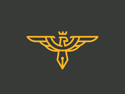Libraria de Design brand branding clean course eagle identity illustrator industrial logo pen tool