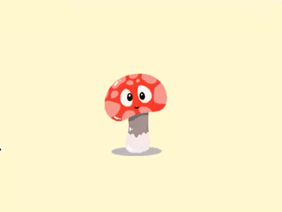 Cute mushroom animator cute funny