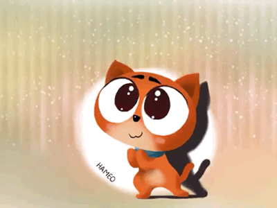 Shine on me animators cat cute emoticon funny pet stickers