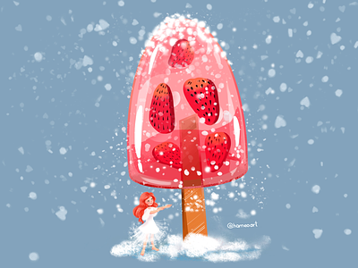 My summer dream is... cool icescream illustration lovely magic
