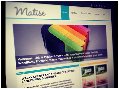 "Matise" WordPress Theme