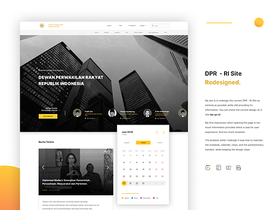 Redesign Landing Page DPR - RI