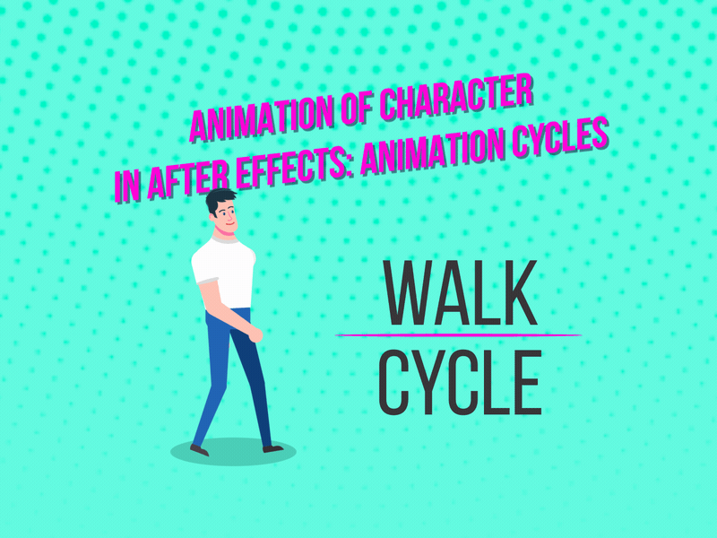 Walk Cycle after effect charactedesign character animation illustration walk cycle