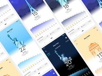 Google Weather App Design Concept Final android app design app animation app concept dashboard design google apps google design illustration ios app design logo design branding material design mobile app design typography ui ux design ui dashboard vector weather app