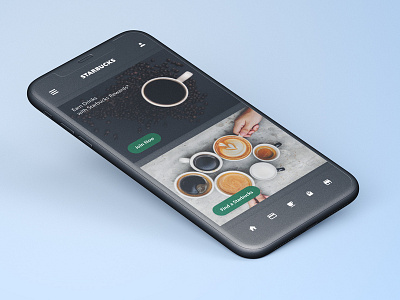 Starbucks Re-Brand - App