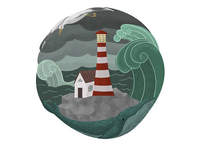 lighthouse illustration lighthouse