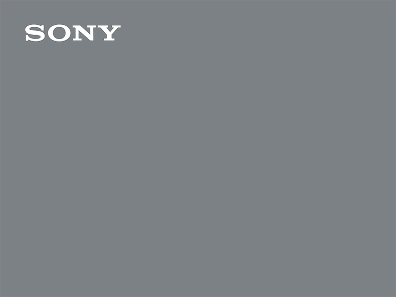 Sony digital screens animation motion graphics