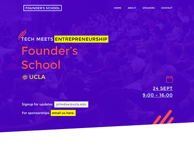 WIP for Founders School Website