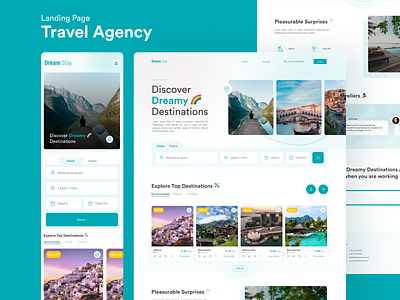 Dreamstay Travel Agency - Landing Page