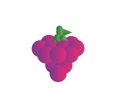 Geometric Shape- Vine and Berry branding dailylogochallenge design flat graphicdesign icon illustration logo logodesign