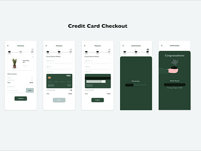 Credit Card Checkout Design