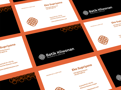 Visual Identity #2 : Design Bussiness Card of Batik Kliwonan branding creative design graphic design logo logodesign tourism visual identity