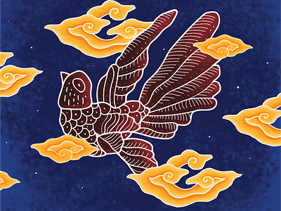 Indonesian Batik : Cirebon motifs x Minangkabau Motifs