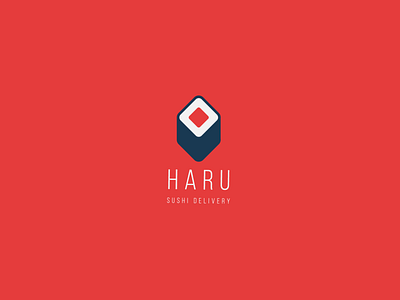 Haru Sushi - For sale adobe illustrator digital art for sale for sale unused buy japanese food japanese logo logo sushi logo vector illustration