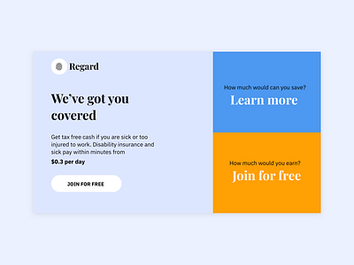 Regard | Insurance Agency Concept Design branding agency branding design concept design website website design
