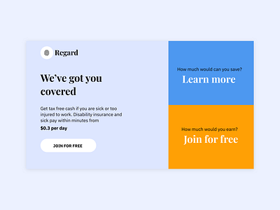 Regard | Insurance Agency Concept Design