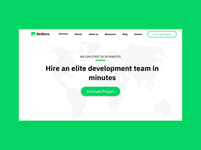 Developer Hiring Portal Concept concept design developer tools hire webdesign website design