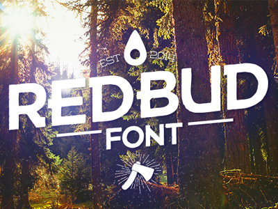 Redbud Font font free font vintage worn