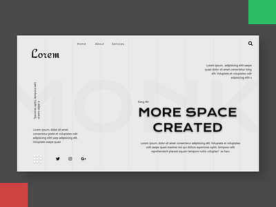 My first Design design minimal ui ux web website