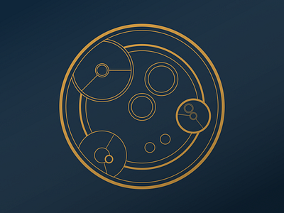 Gallifreyan Symbol design digital art doctor who fan art graphic design illustration steampunk vector