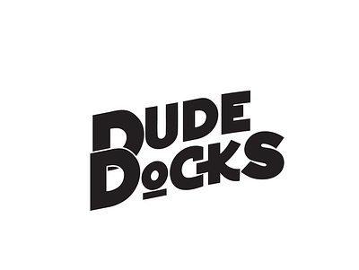 Dude Docks branding design e commerce kiefer likens logo product branding