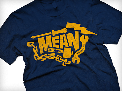 Mean Machines Tshirt - Trade Tools motorcycle tshirt